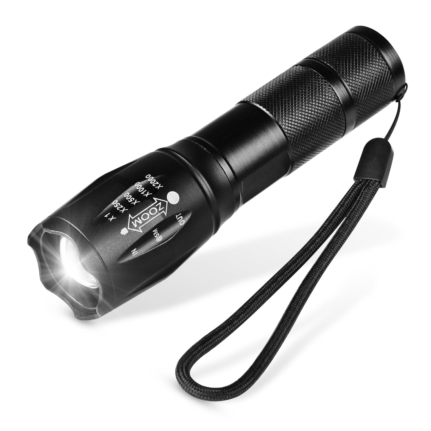 Unicozin LED Flashlight 2 Pack, Small Flashlights High Lumens with 5 Modes, Waterproof Zoomable Flash Light, Portable Torch for Camping Hiking Outdoor Home Emergency
